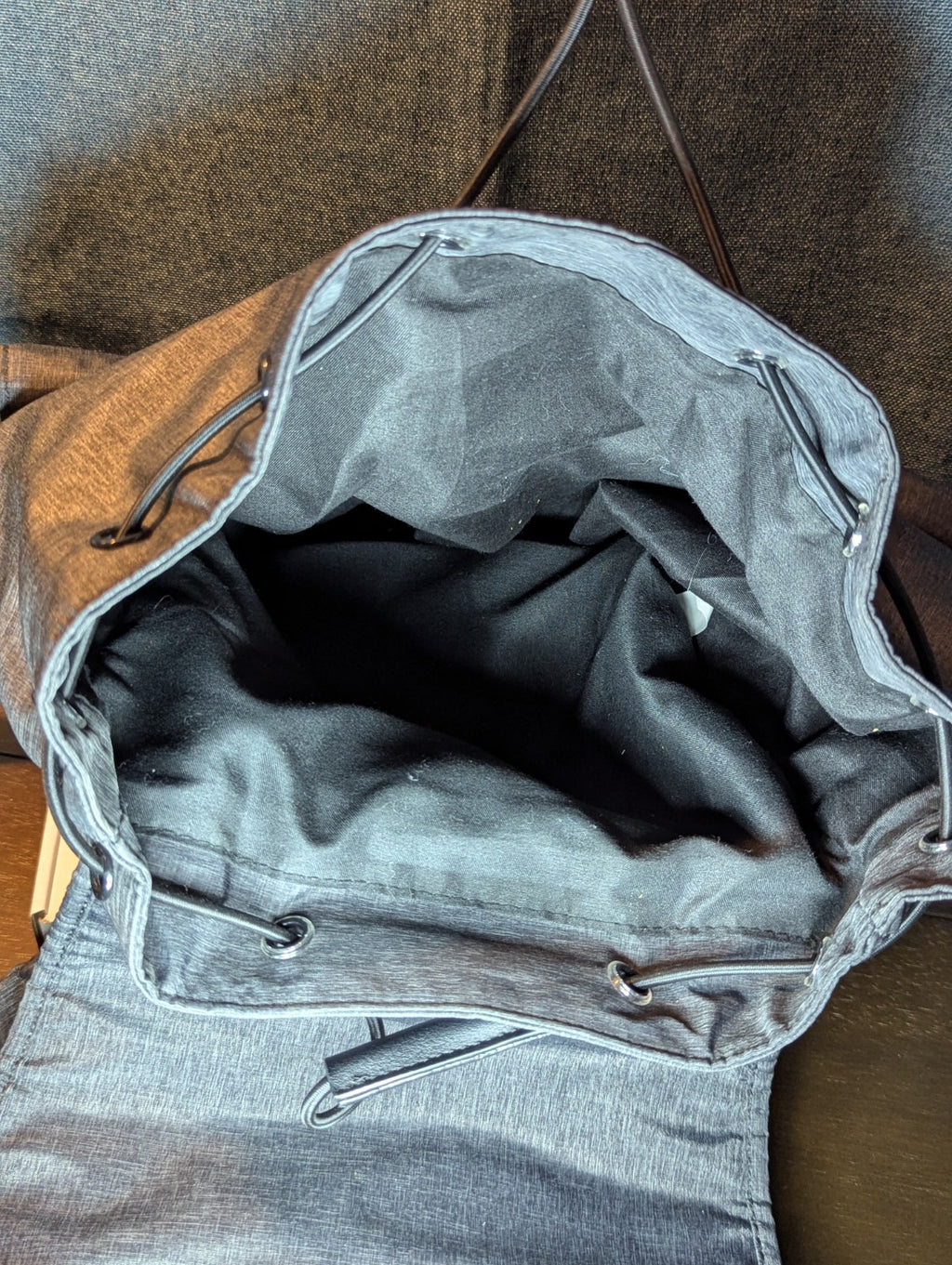 CALIA by Carrie Underwood Backpack Rucksack | Heather Grey Gym Bag | Drawstring