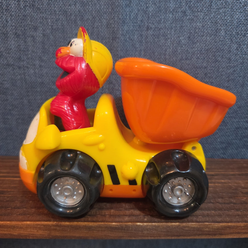 Sesame Street Elmo Dump Truck Plastic Construction Toy 2001