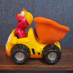 Sesame Street Elmo Dump Truck Plastic Construction Toy 2001
