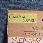Crafters Square Gold Foil USA Patriotic Rub-On Transfers