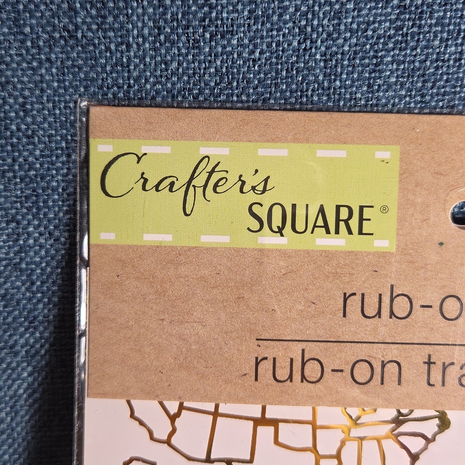 Crafters Square Gold Foil USA Patriotic Rub-On Transfers