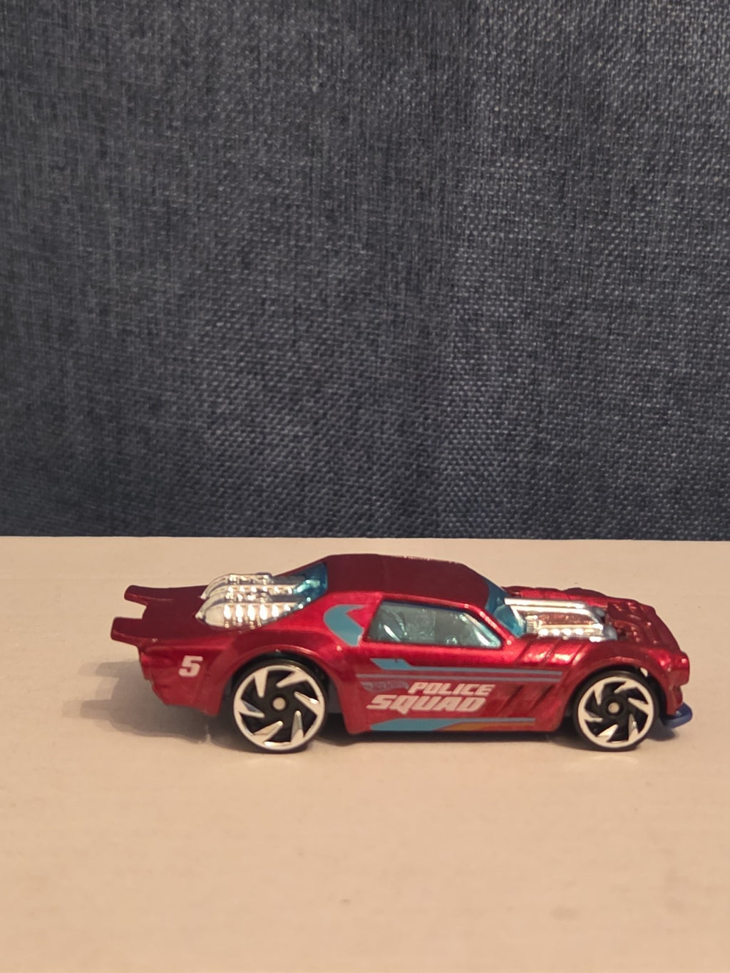 Hot Wheels Night Shifter Police Squad Red Metallic  HW City Loose 1:64 Car