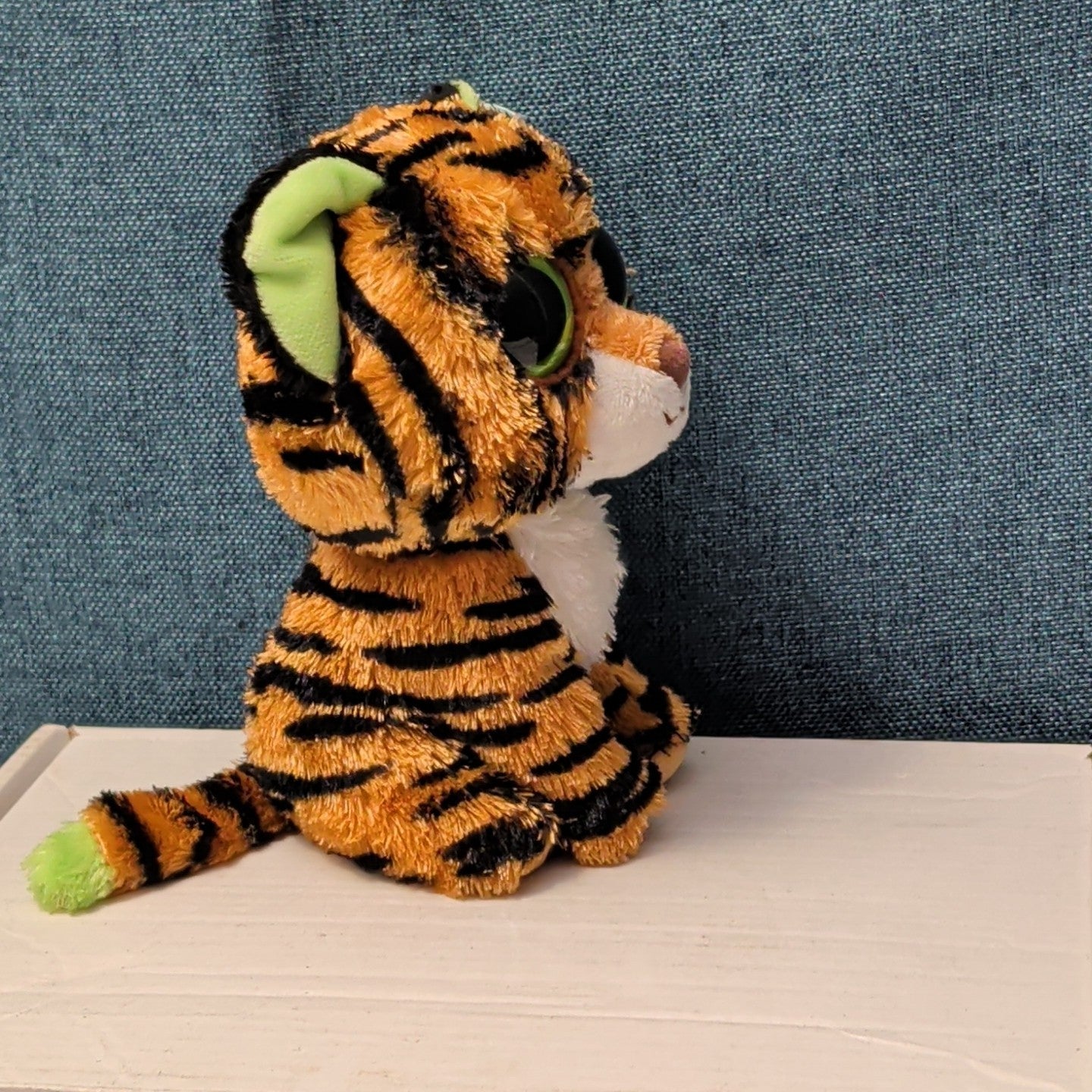 Ty Beanie Boos STRIPES Tiger Plush | 6" Size with Purple Mint Tags | Mint