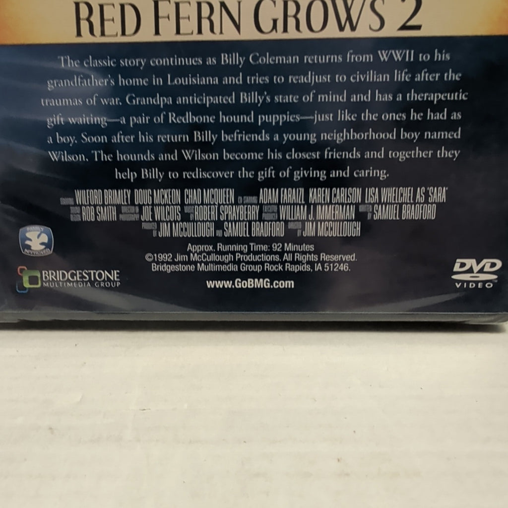 Where the Red Fern Grows 1 & 2 DVD Double Feature NEW SEALED