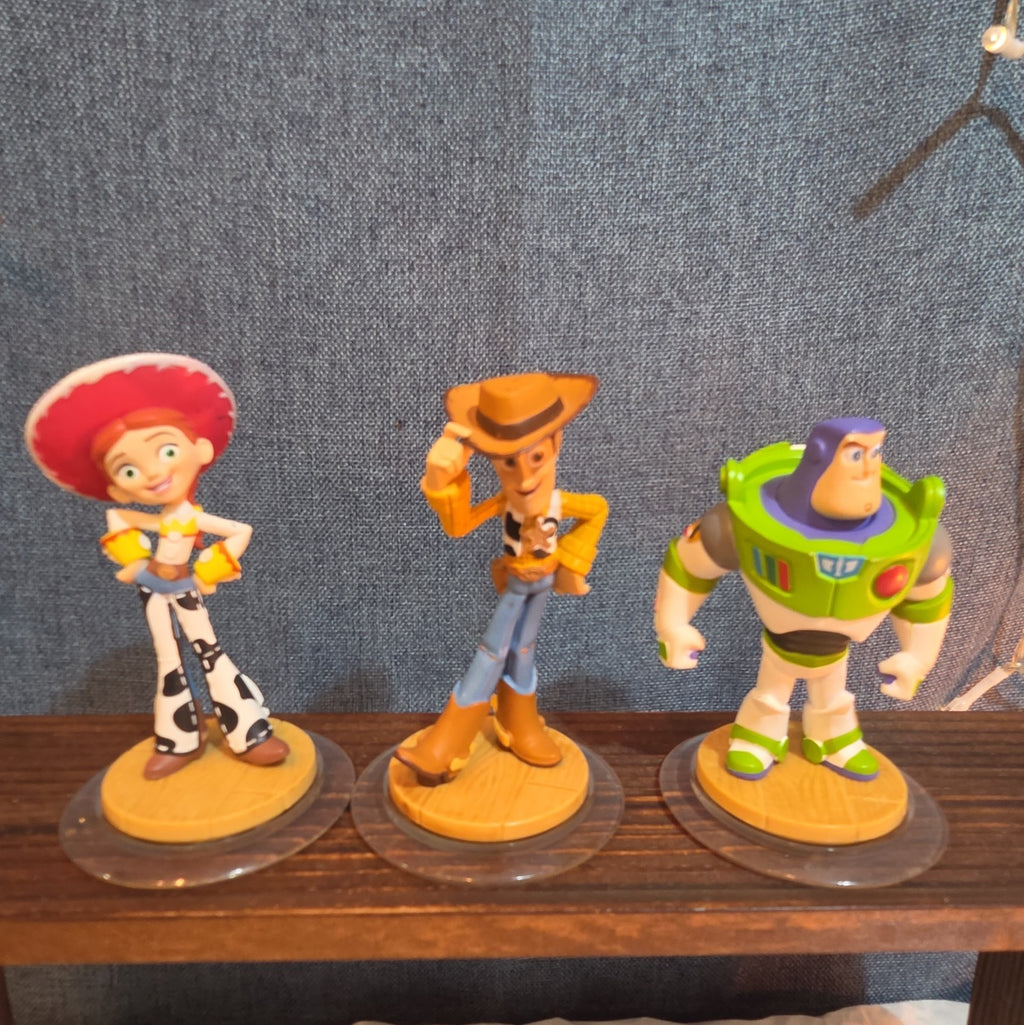 Disney Infinity Toy Story Buzz Woody Jessie Figures Lot 3 Loose