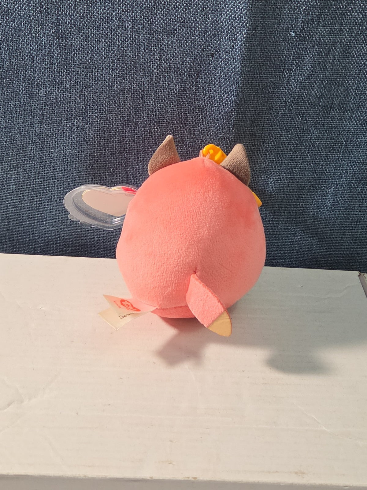 TY Roxie the Fox Squish-A-Boos Mini 3" Clip Plush MWMT with Tag Protector NEW