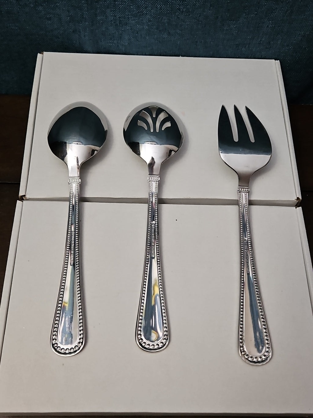 Reed & Barton KENDALL 5-Piece Serving Set | Hostess Host Set | 18/10 Stainless