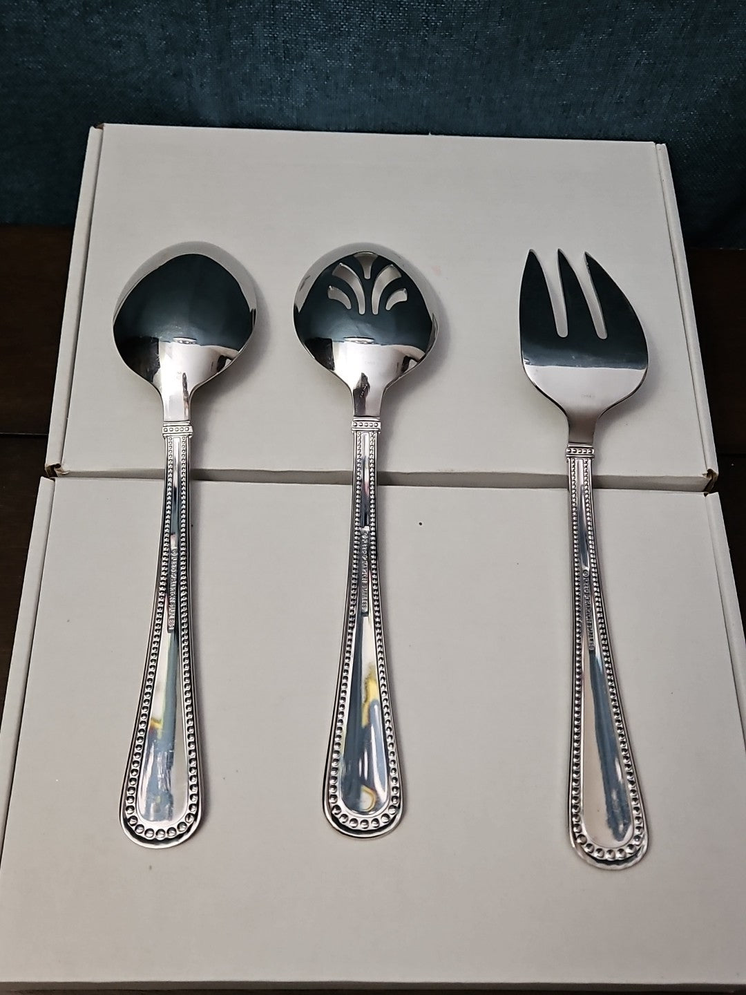 Reed & Barton KENDALL 5-Piece Serving Set | Hostess Host Set | 18/10 Stainless