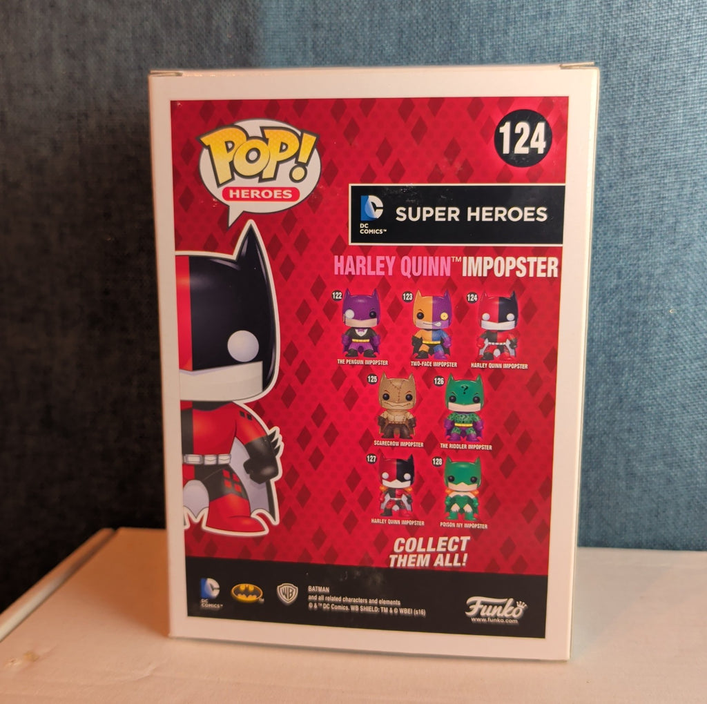 Funko Pop Heroes Harley Quinn Impopster NIB with Protector #124