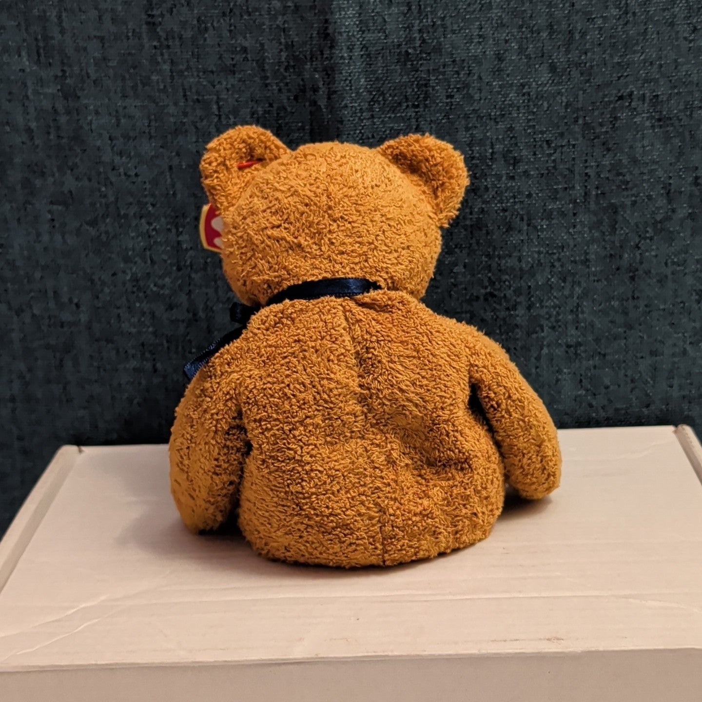Ty Beanie Baby Fuzz Bear 1999 Retired MWMT P.E. Pellets Holographic Tag Vintage