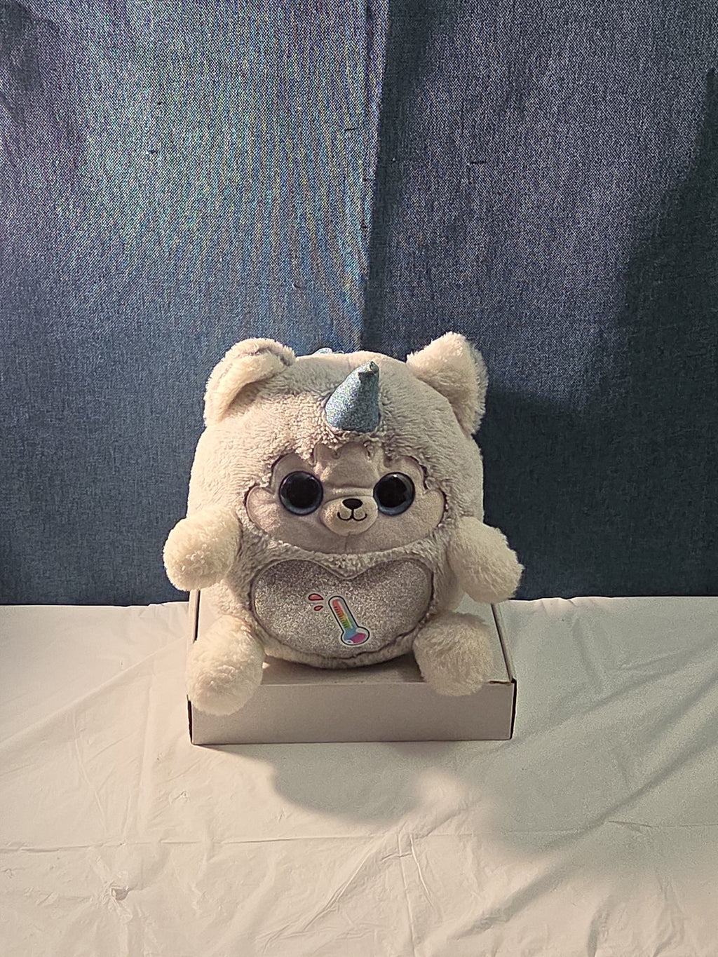 ZURU Rainbocorn Puppycorn Rescue Husky Plush 10" Houdini Thermometer