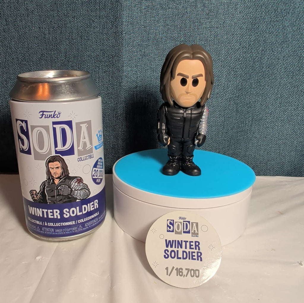 Funko Soda Winter Soldier Marvel MCU Vinyl Figure 1/16,700 w Can