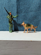 8 Pc. Soldier Action Figure & K9 Dog | Army Vehicles| Military Toy Strike Team
