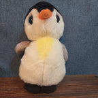 Ty Pongo Penguin Plush Beanie 6" Big Blue Eyes Y2K