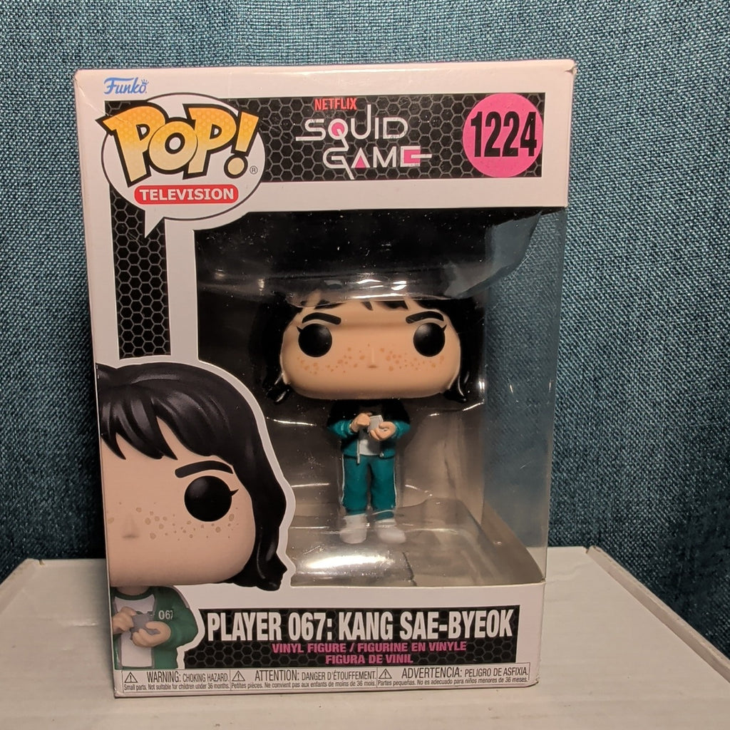 Funko Pop Squid Game Player 067 Kang Sae-Byeok 1224 Figure in Box with Protector