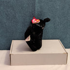 Ty Beanie Baby Luke the Black Labrador Retired 1999 WMT Holographic Tag Vintage
