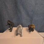 Dinosaur Toy Figures Lot of 13 T-Rex Triceratops Stegosaurus Plastic Play Set