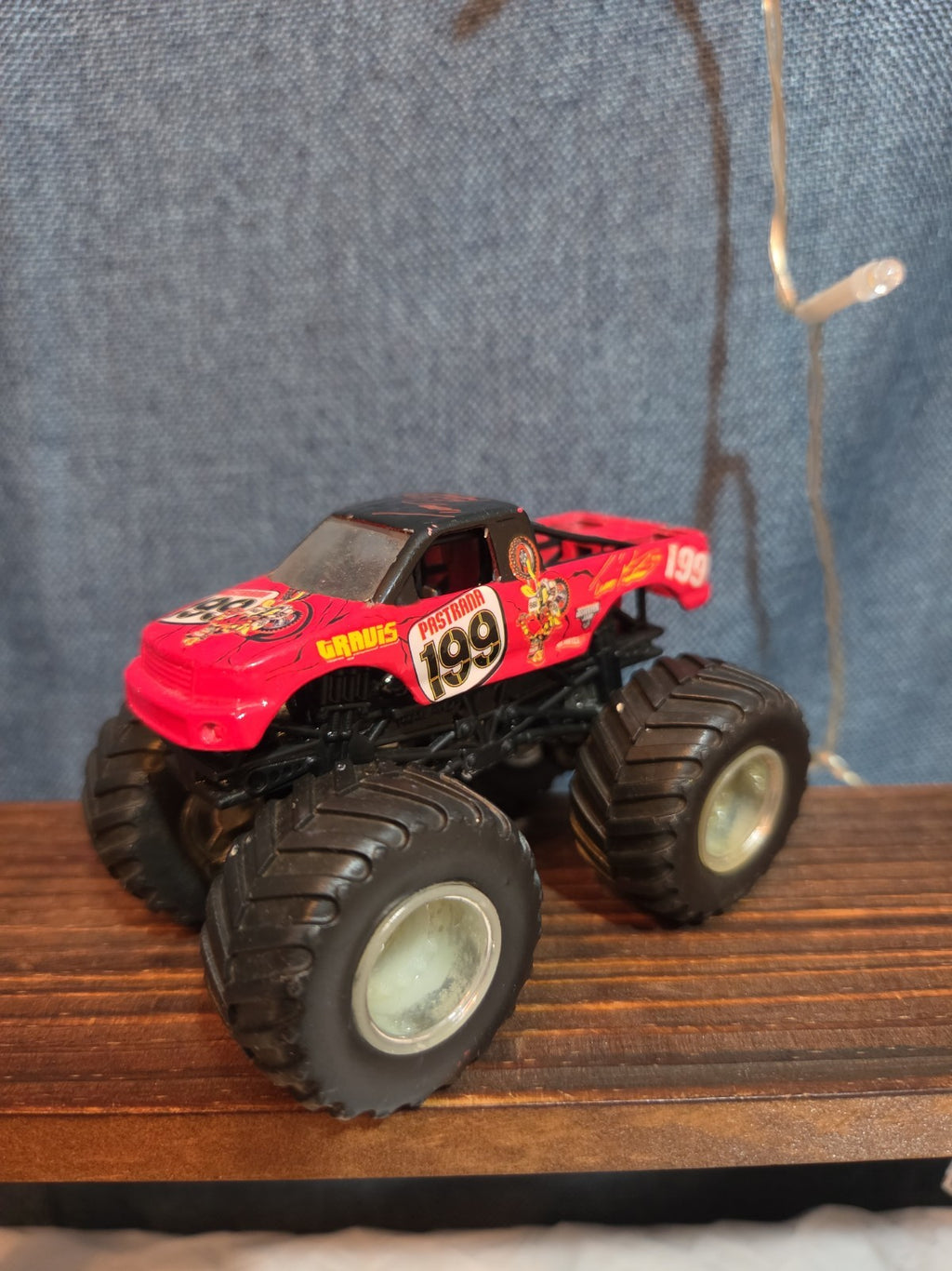 Hot Wheels Pastrana 1999 Monster Jam Red Diecast