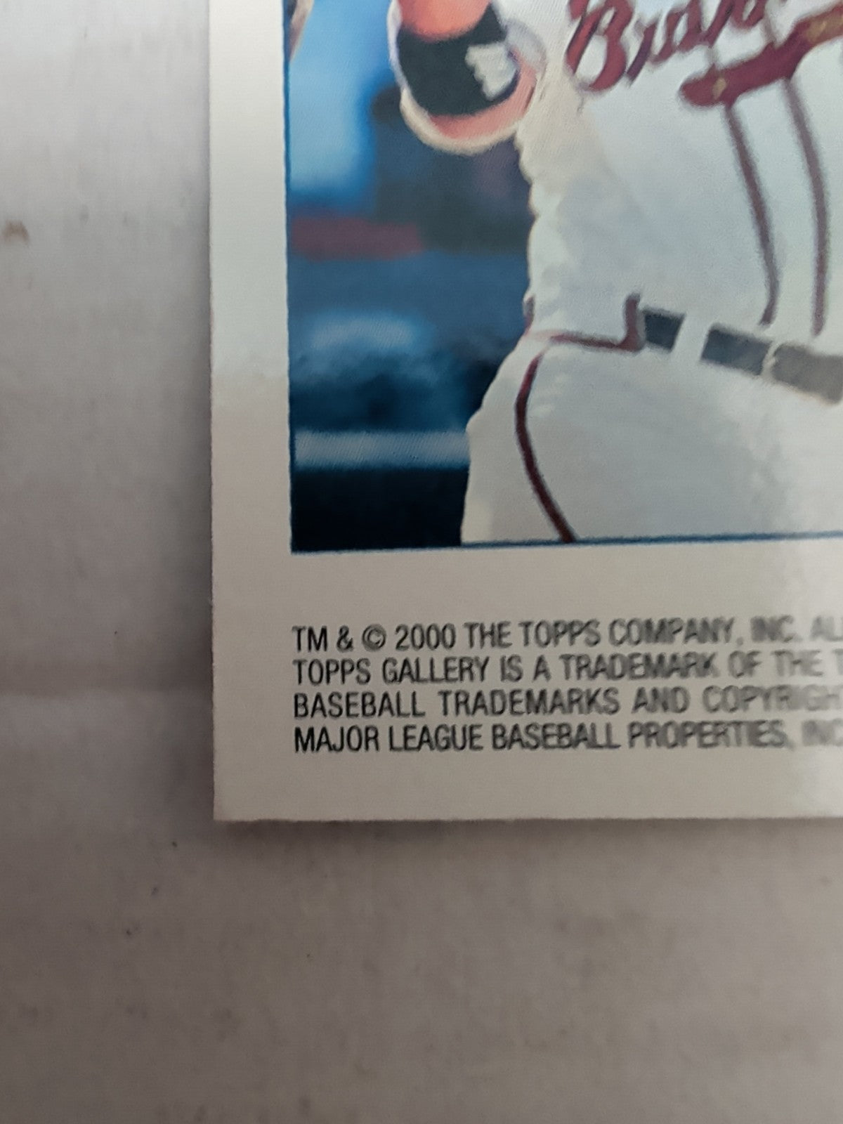 2000 Topps Gallery - Masters of the Game Chipper Jones #110