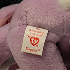 TY Beanie Baby - FLOPPITY the Purple Bunny (8.5 inch) - MWMTs Stuffed Animal Toy