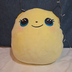TY Squish-a-Boos Buttercup 10in Yellow Bear Plush Pillow 2021 NWT