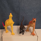 Dinosaur Toy Figures Lot of 6 T-Rex Triceratops Stegosaurus