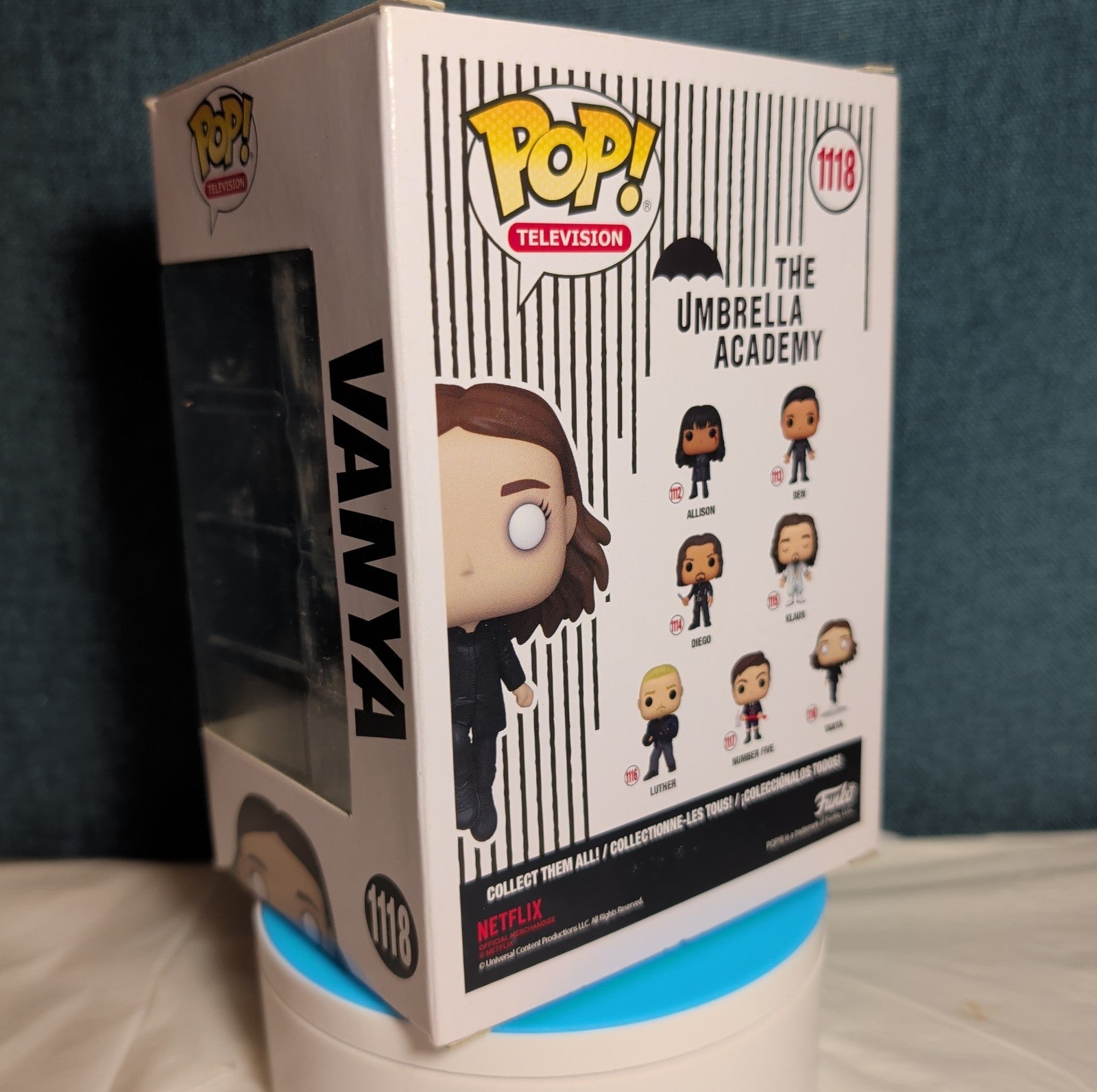 Funko Pop Television Umbrella Academy Vanya 1118 Vinyl Figure in Box w Protector