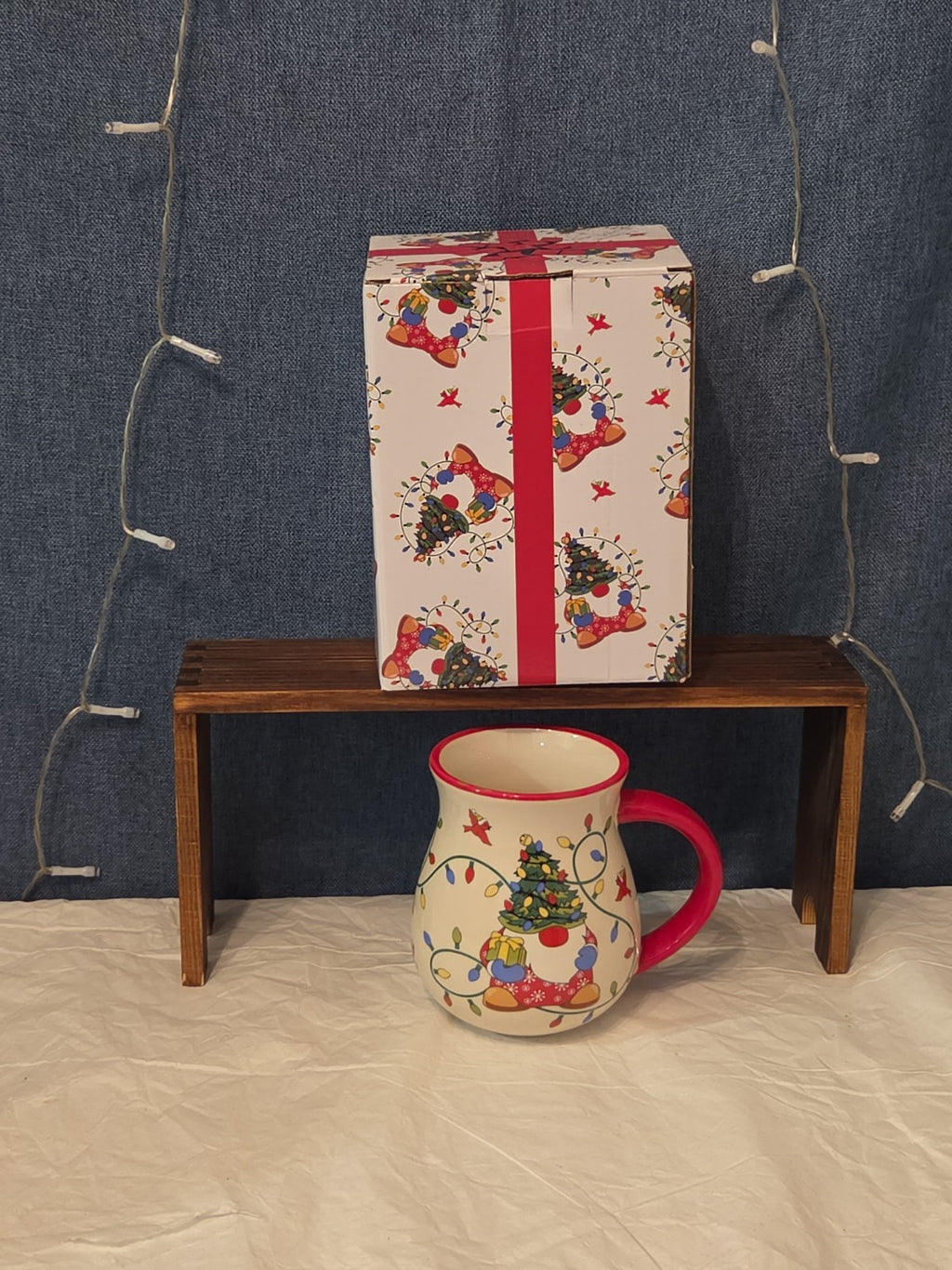 Temp-tations Gnome Christmas Tree Holiday 16oz Ceramic Mug