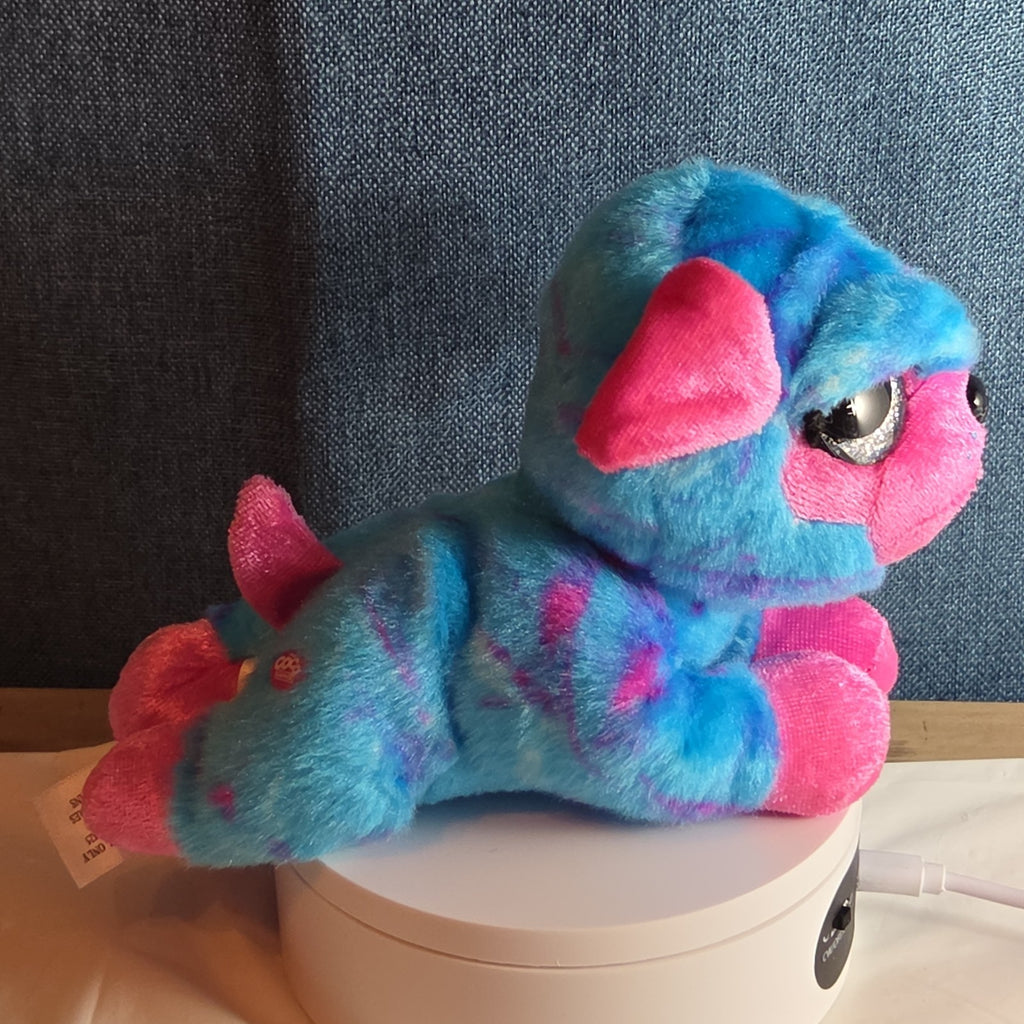 Zuru CoCo Surprise Neon Cone Poppy The Dog Blue & Pink Plush W/ Surprise Inside