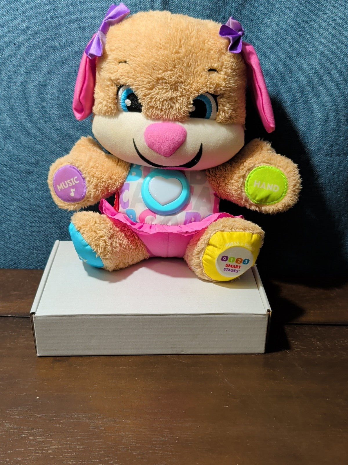 Fisher-Price Laugh & Learn Smart Stages Sis Puppy Interactive Plush Educational