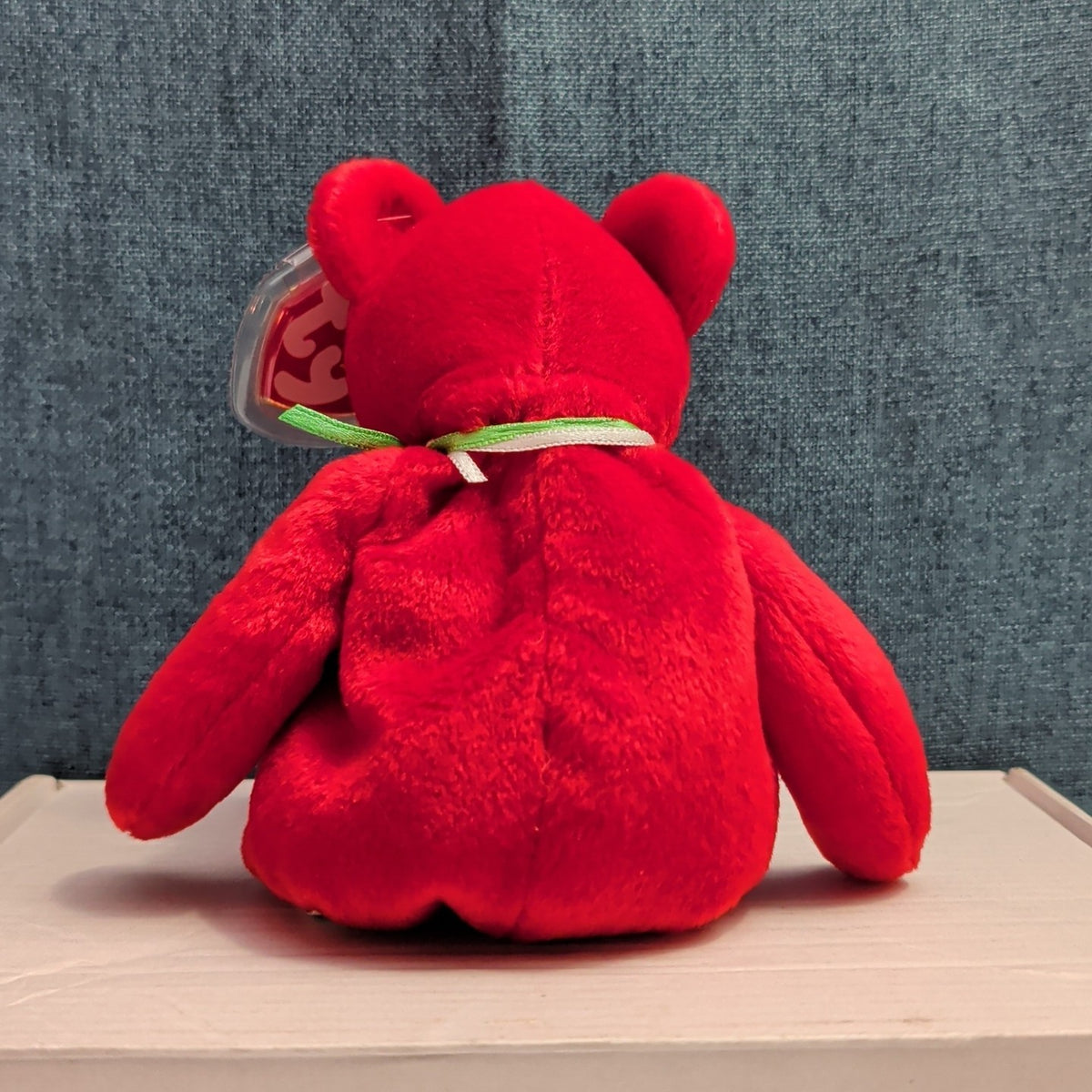 ​Ty Beanie Baby Osito Mexico Red Bear 1999 Retired Flag Chest Mint Tags 04244