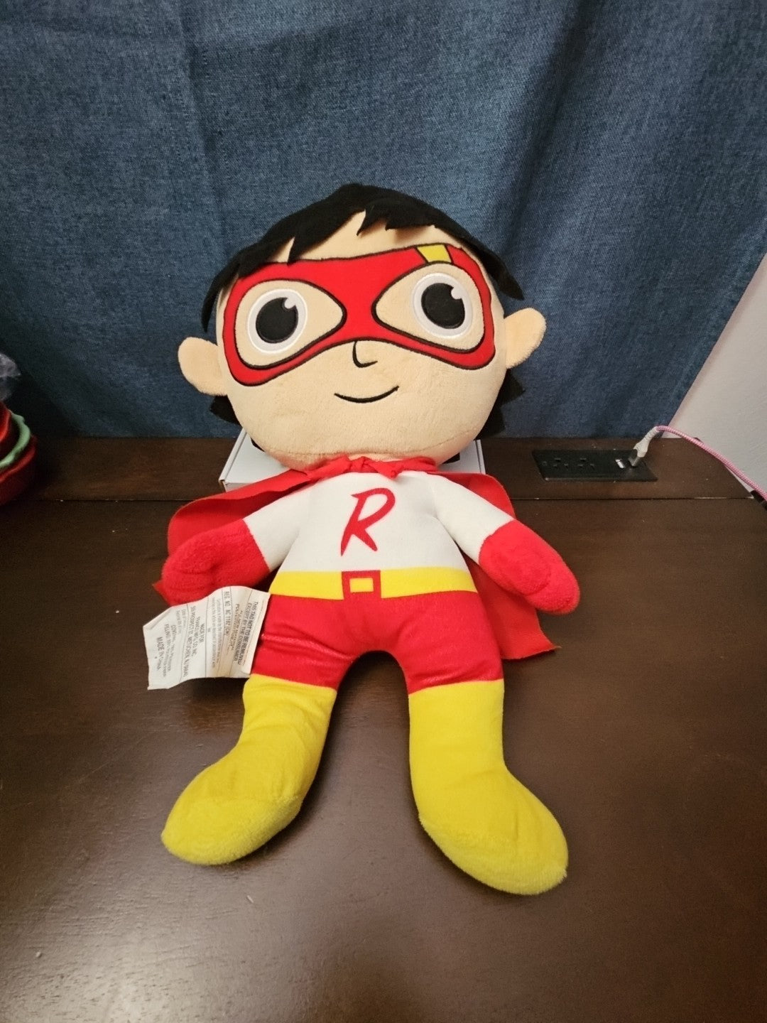 Ryan's World Red Titan 18 Inch Plush Doll | Super Hero Ryan Pillow Buddy | Soft