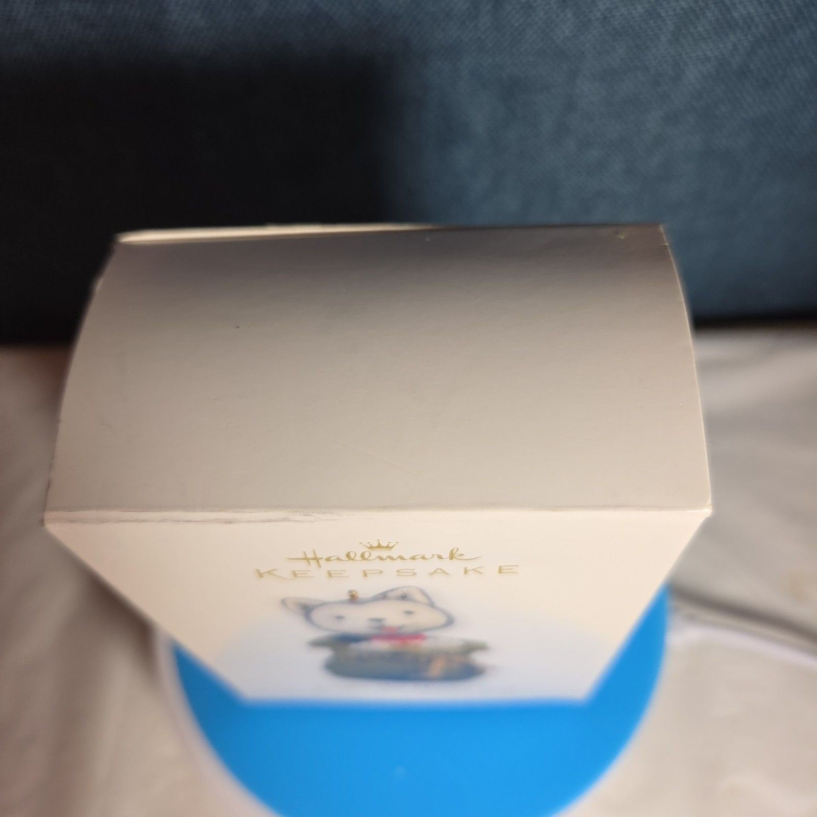 Hallmark Keepsake Jingle Husky Pup Sack Ornament 2011