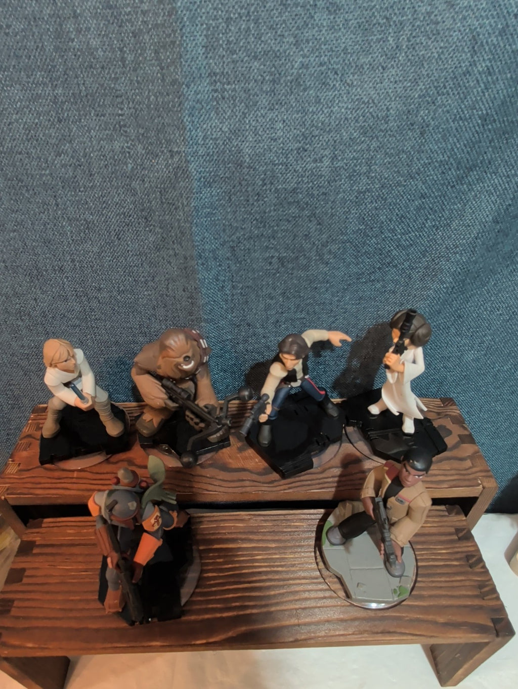 Disney Infinity 3.0 Star Wars 6 Figure Lot Luke Han Leia PVC Loose
