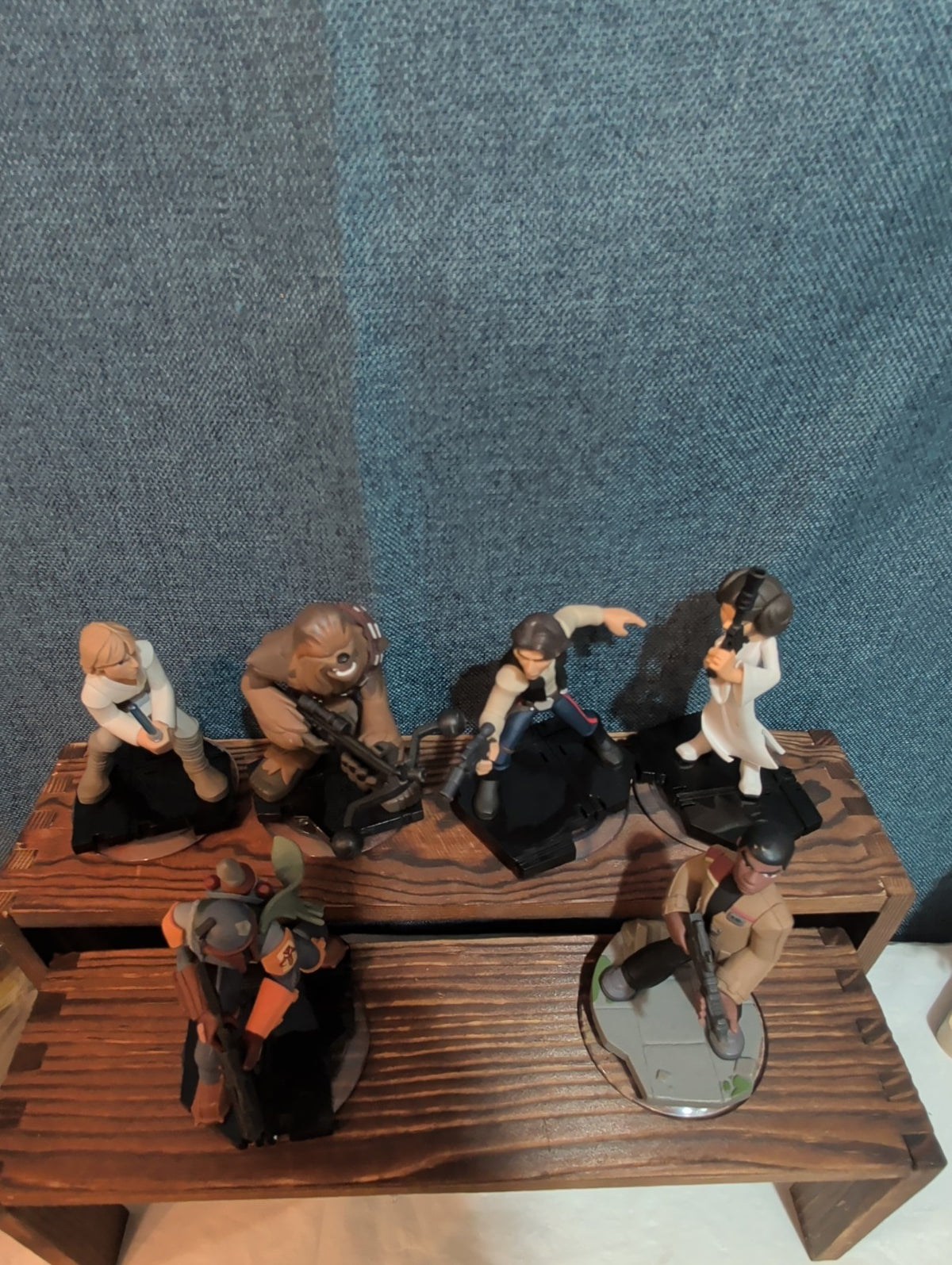 Disney Infinity 3.0 Star Wars 6 Figure Lot Luke Han Leia PVC Loose