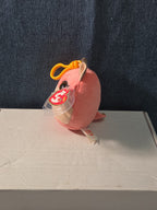 TY Roxie the Fox Squish-A-Boos Mini 3" Clip Plush MWMT with Tag Protector NEW
