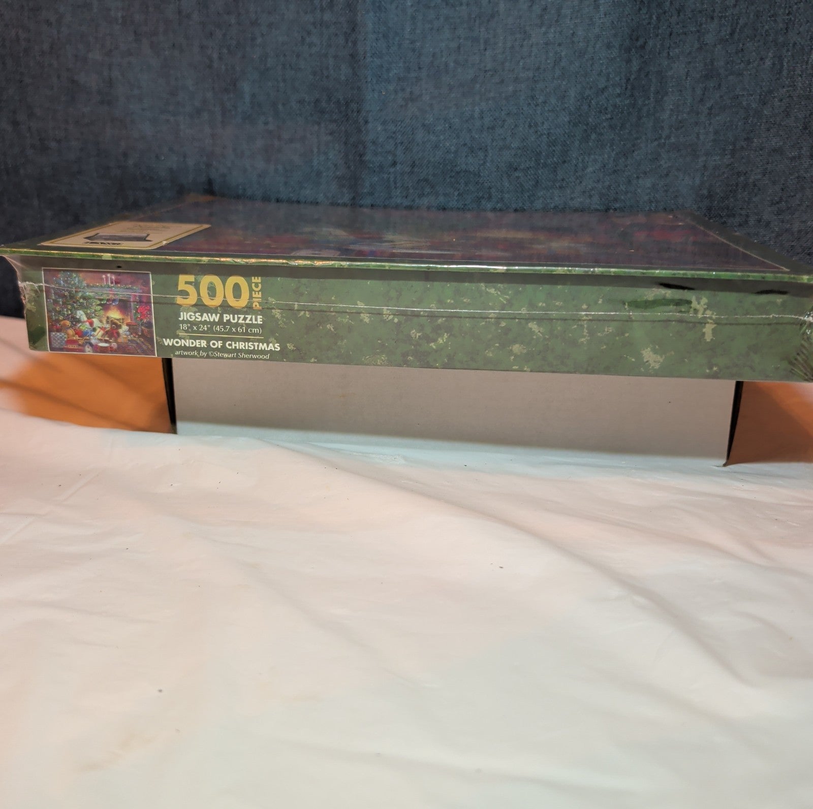 Vintage Lang Christmas Puzzle 500 pc Factory Sealed New Pop Up Easel Box 1982
