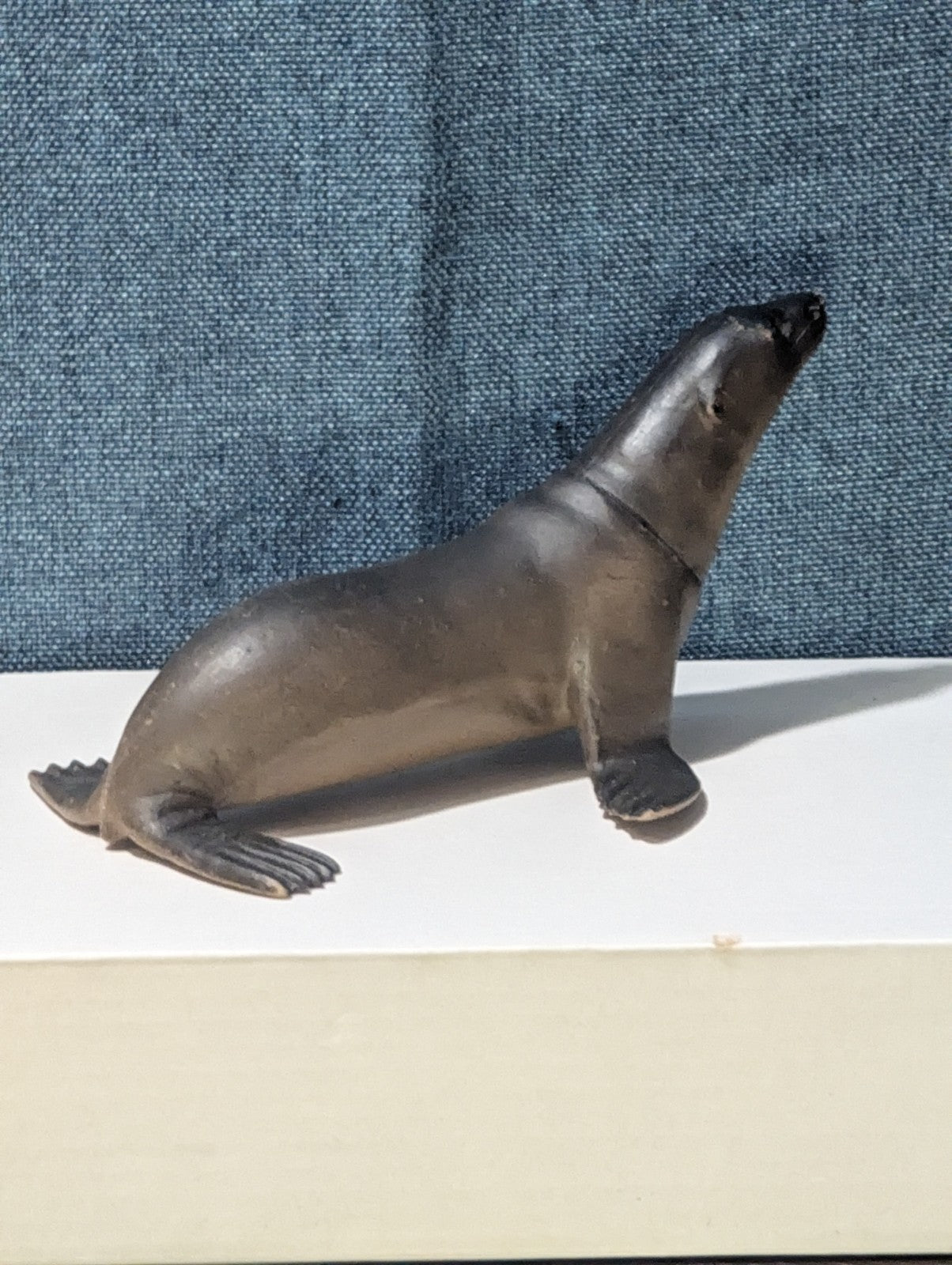 Vintage S.H. Sea Lion Figure | Realistic Ocean Animal Toy | Articulated Neck