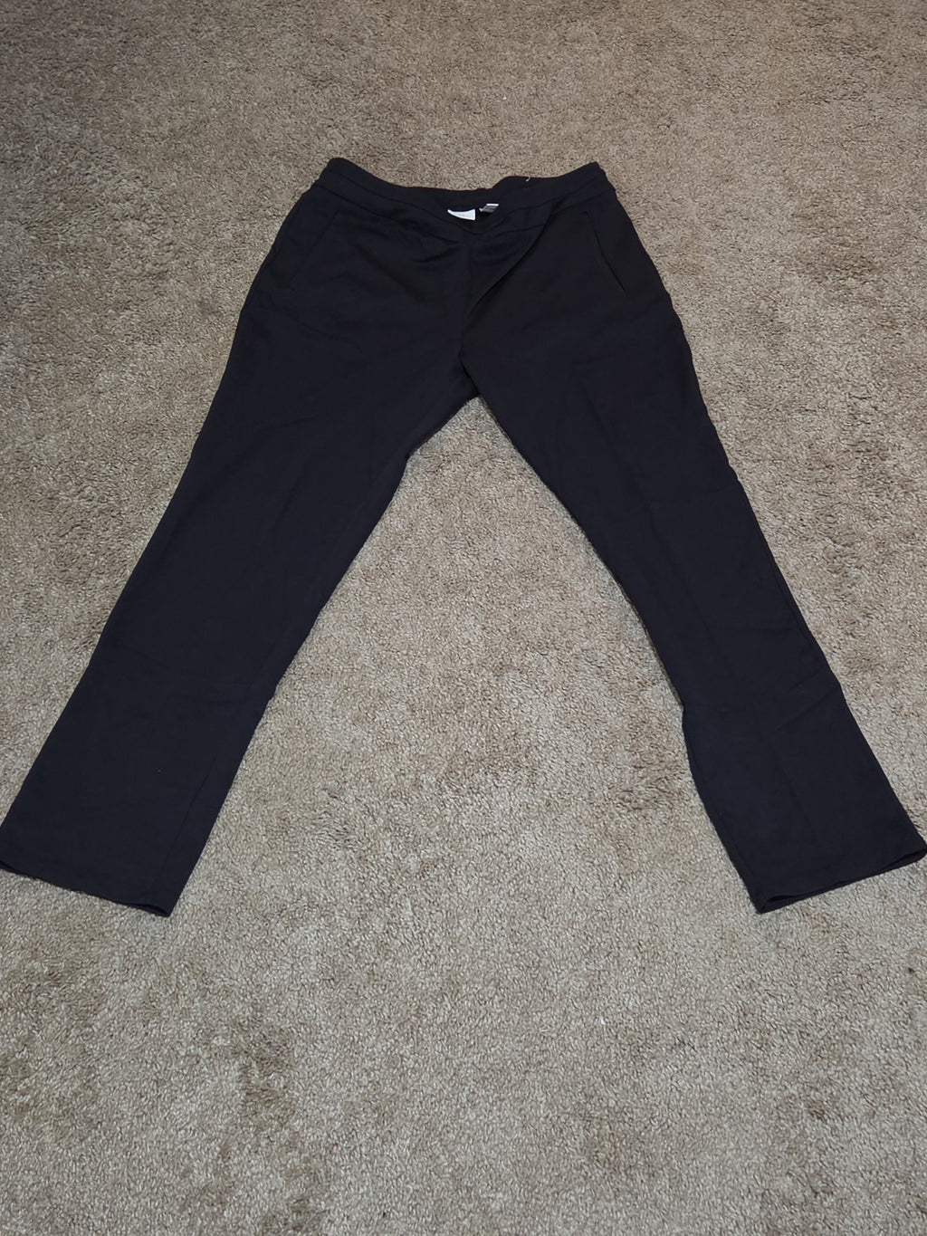 Cato Black Slacks Womens MP Classic Stretch Pull On Pants Comfort
