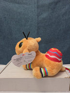 Ty Beanie Boos Jamal Camel 6" Plush Gold Glitter Eyes Retired 2014 MWMT 36155