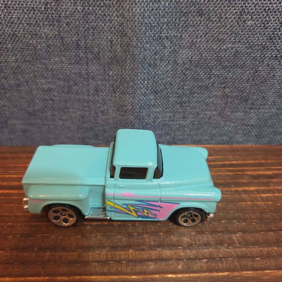 Hot Wheels Flashsider 1956 Chevy Teal Diecast 90s