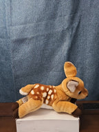 Aurora Miyoni Spotted Fawn Deer Plush 11" | Realistic Laying Down Stuffed Animal