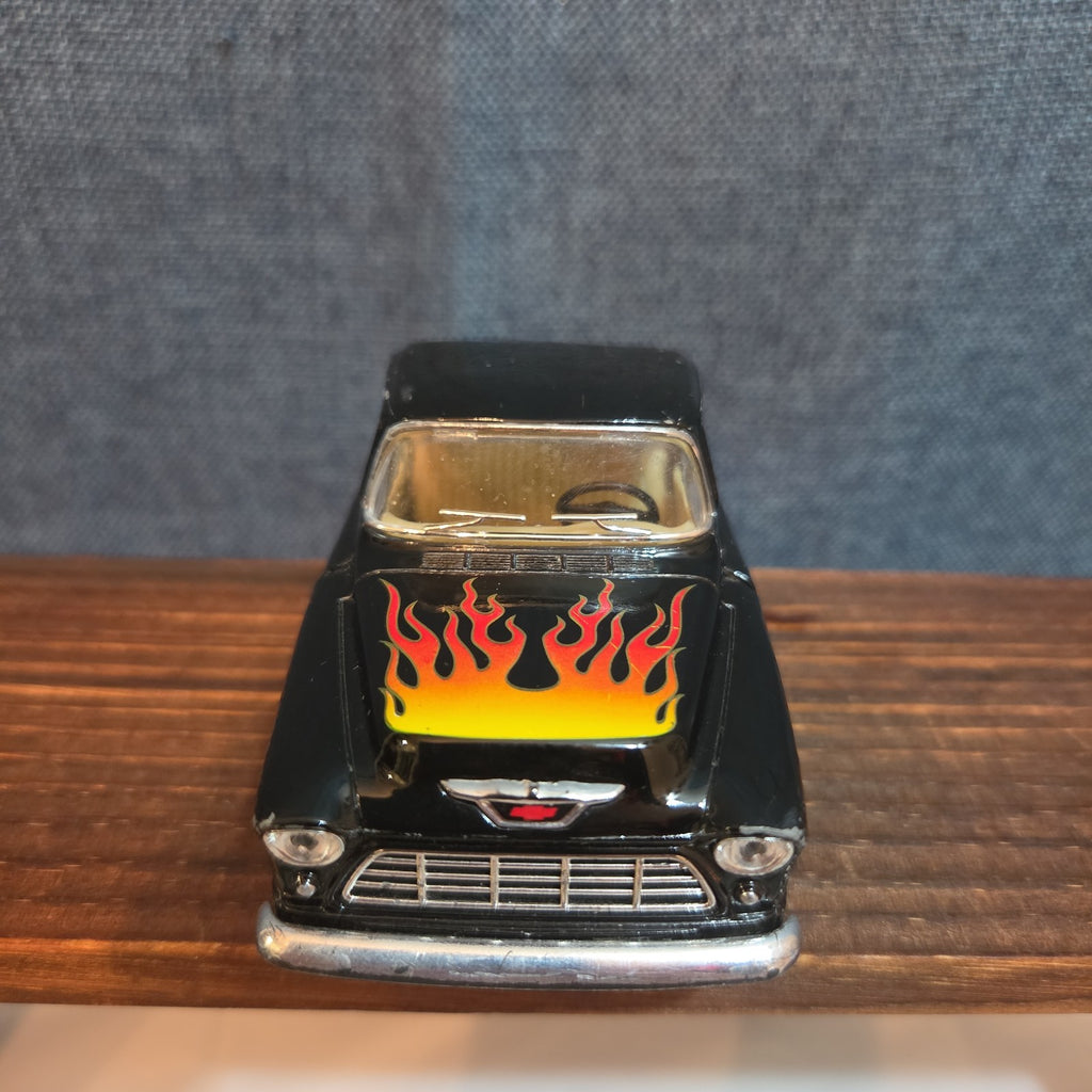 1955 Chevy Stepside Pickup Truck Diecast 1:24 Flames Hot Rod