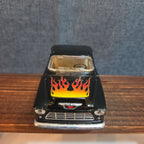1955 Chevy Stepside Pickup Truck Diecast 1:24 Flames Hot Rod