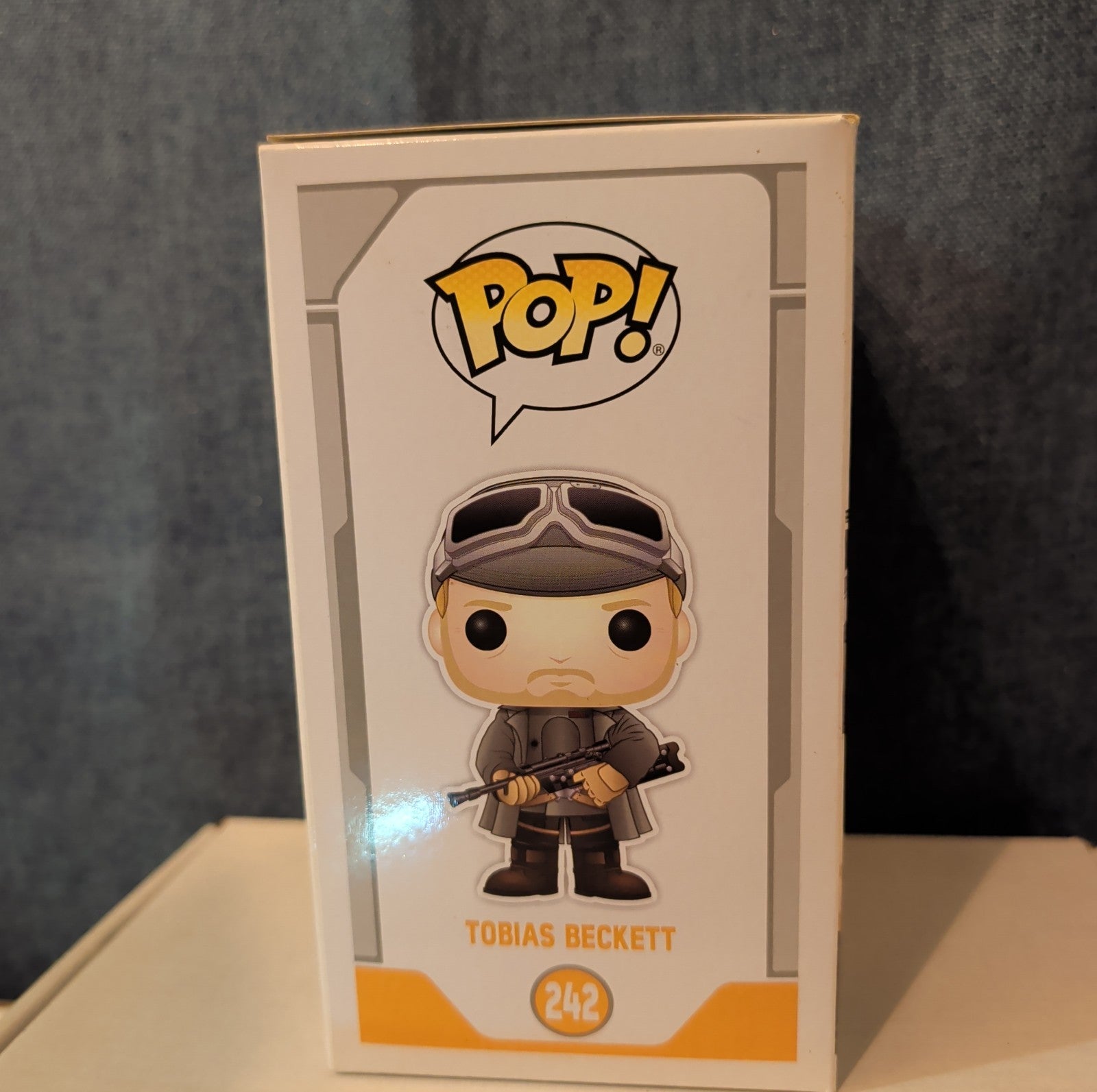 Funko POP Star Wars Tobias Beckett 242 Vinyl Bobble-Head in Box with Protector