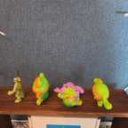 McDonalds Sanrio TMNT Happy Meal Toy Lot 4 Plastic Figures 2025