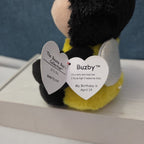Ty Beanie Boos Buzby the Bee 6" Plush Gold Glitter Eyes Retired 2014 MWMT 36150