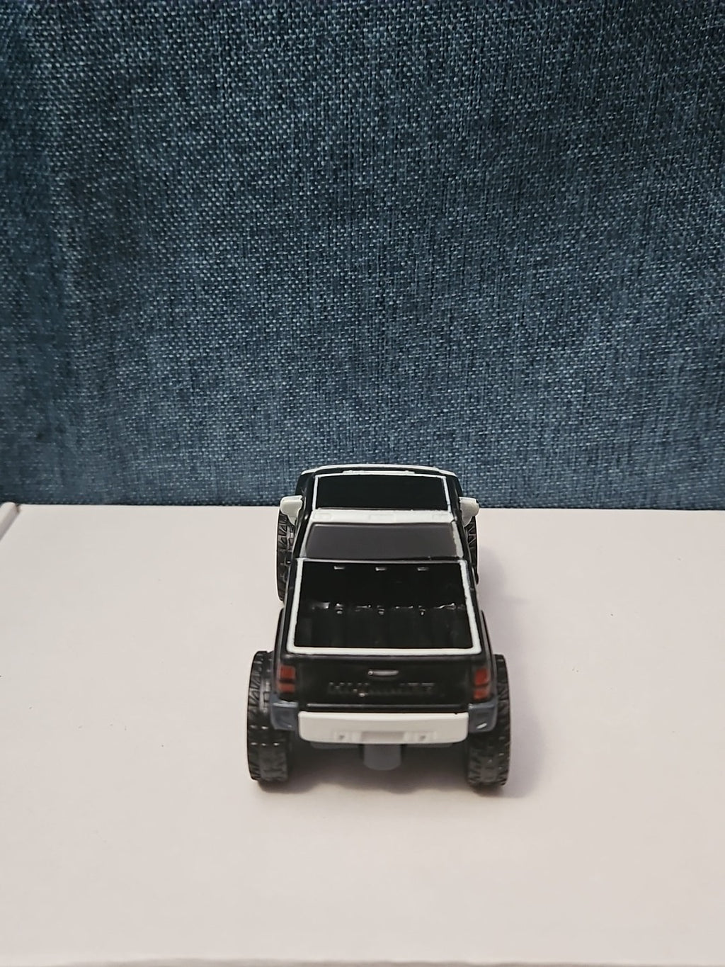 McDonald's Hummer H3T Toy Truck | 2006 Happy Meal Friction Car | Black & White