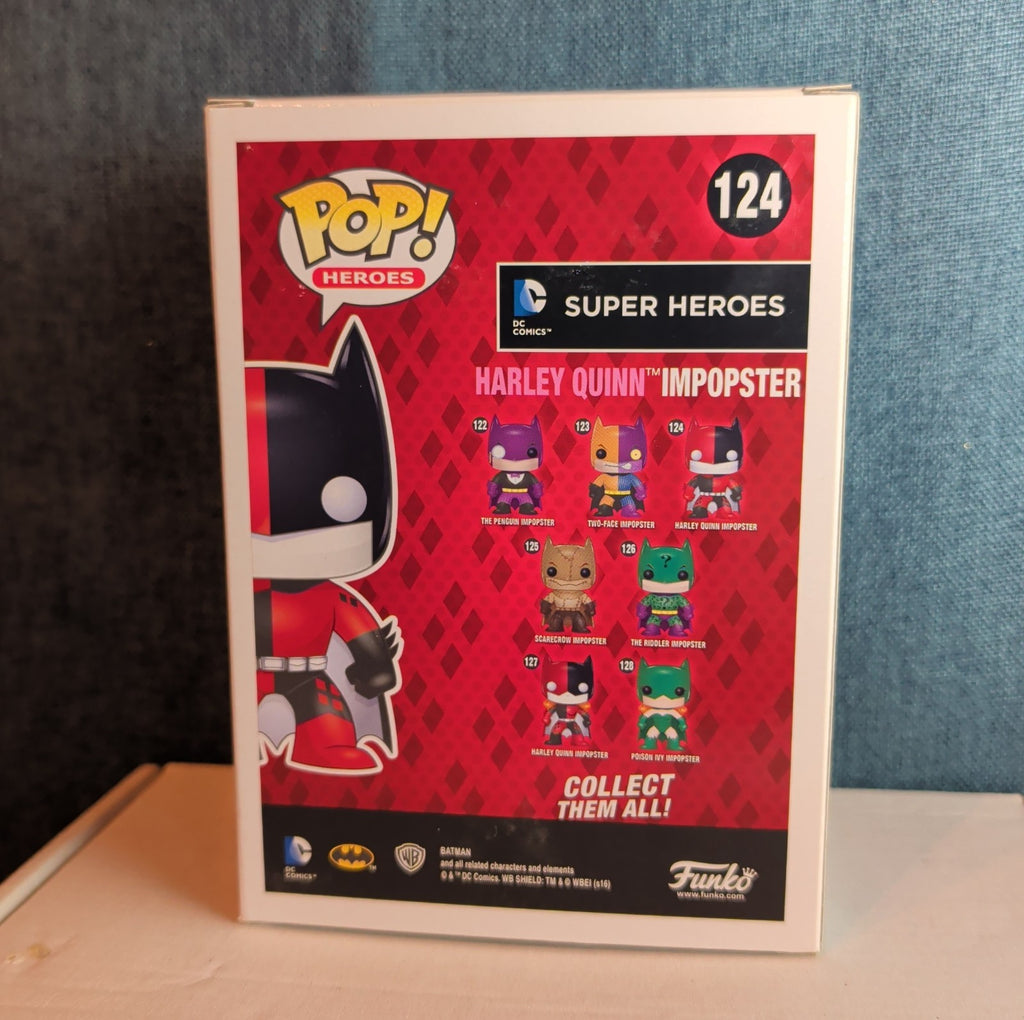 Funko Pop Heroes Harley Quinn Impopster NIB with Protector #124