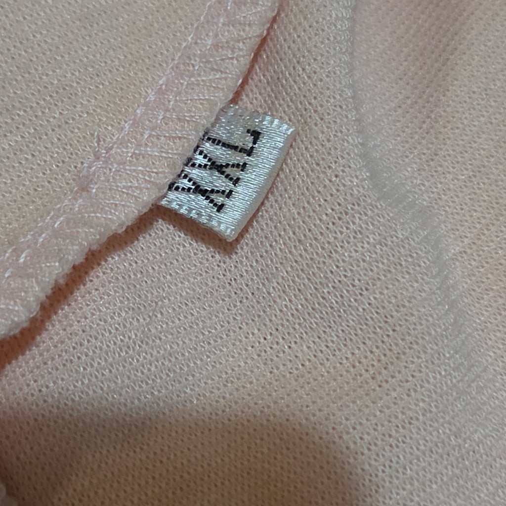 Blush Pink Midi Dress Full Zip Cutout Short Sleeve Bodycon XXL